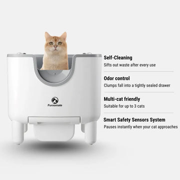 FuroomatePet F6 Self-Cleaning Litter Box