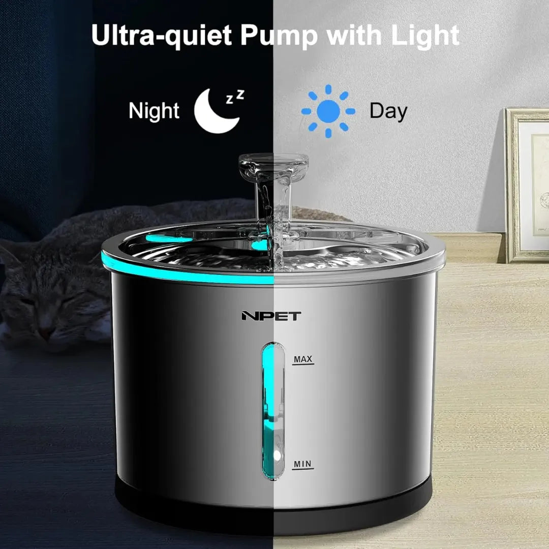 Borntomeow™ NPET Quintuple Filtration Fountain 2.0