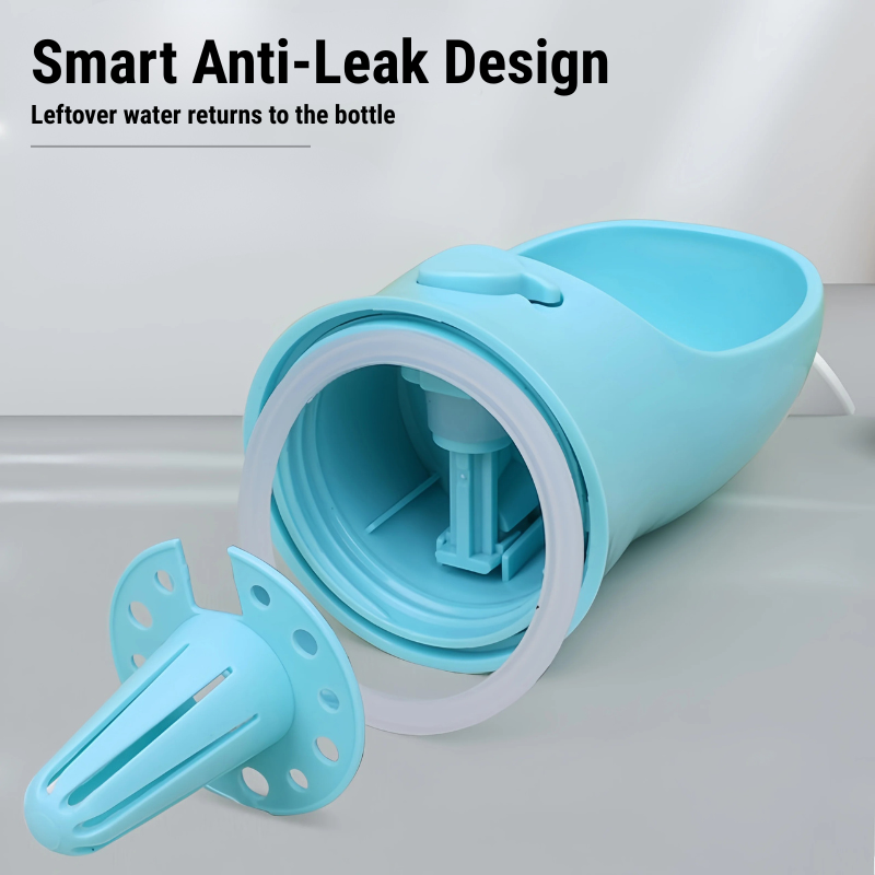 Portable Dog Water Bottle with Food Storage
