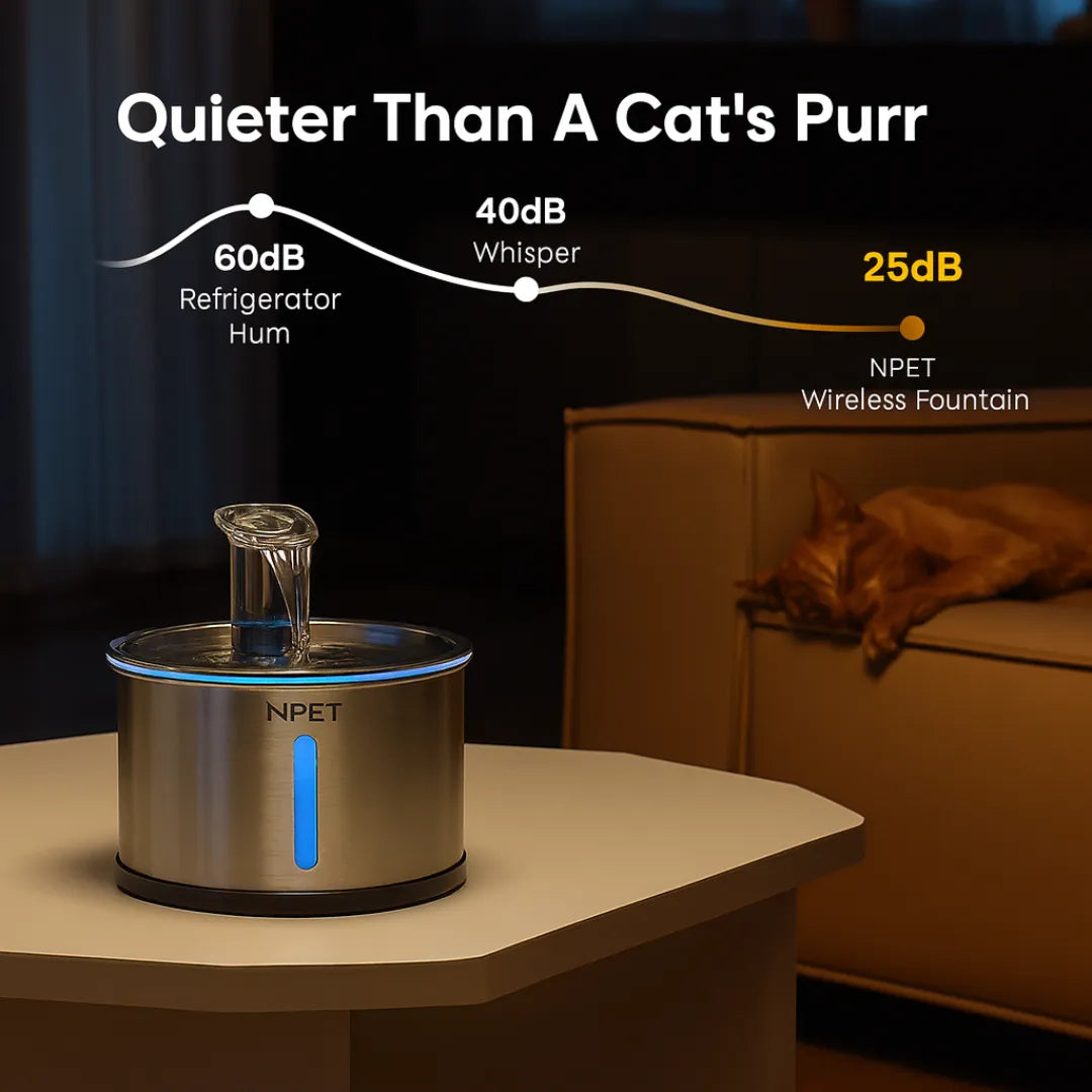 Borntomeow™ NPET Quintuple Filtration Fountain 2.0