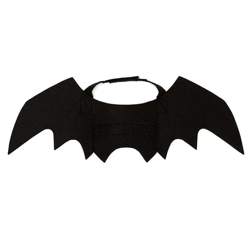 Halloween Cute Pet Clothes Black Bat Wings Costume