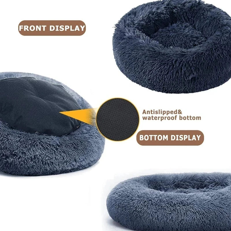 Plush Cloud Cat Bed – Super Soft & Cozy